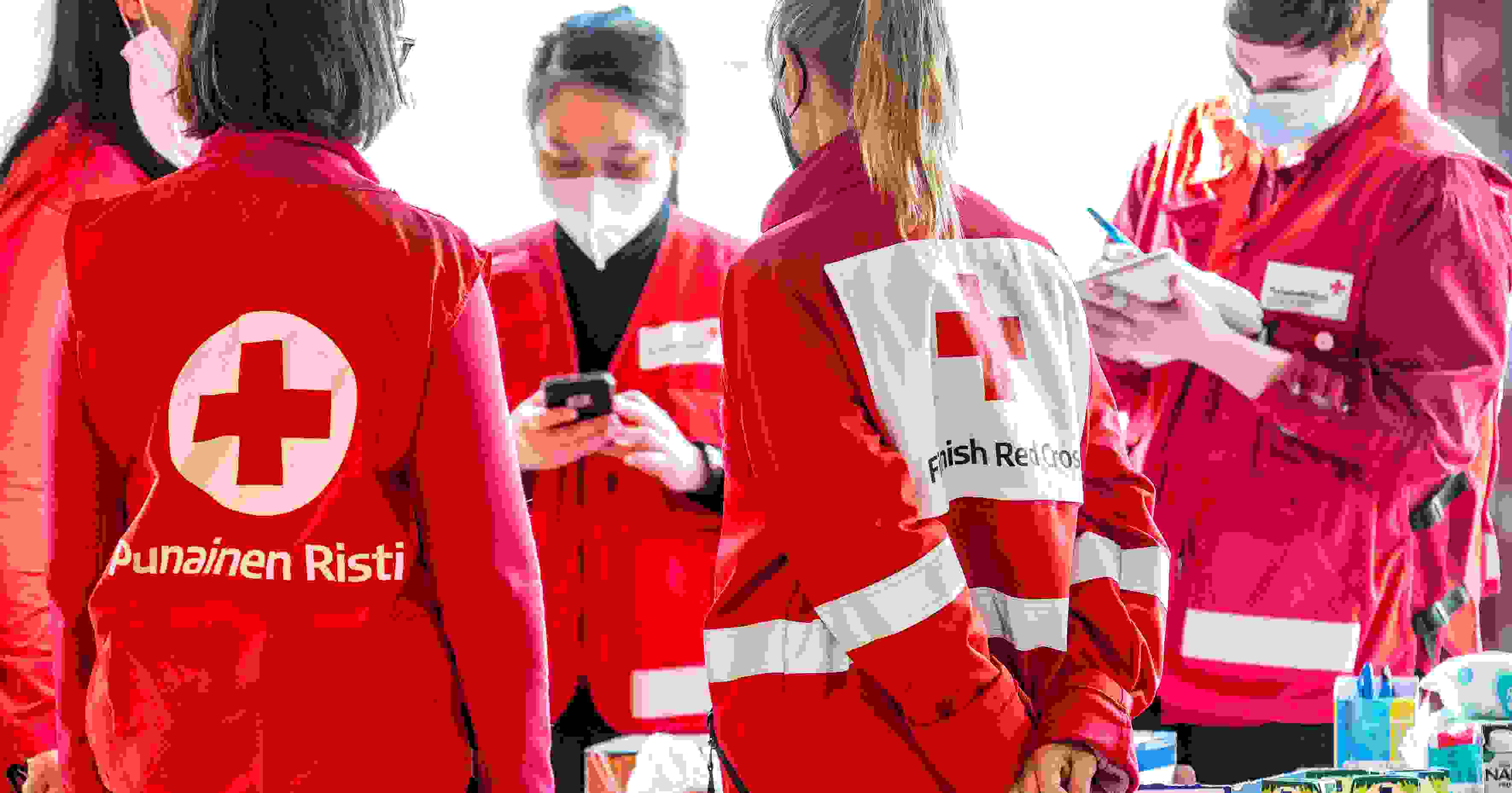 Punainen Risti auttaa Ukrainasta saapuvia