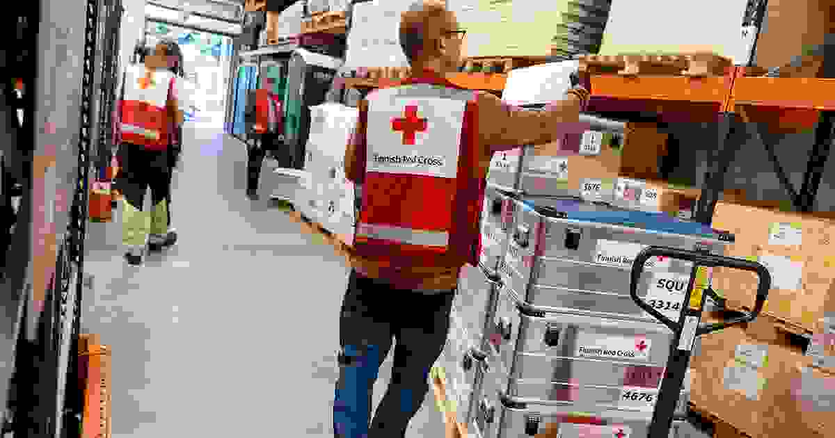 Suomen Punainen Risti lähettää terveysklinikan Ukrainaan