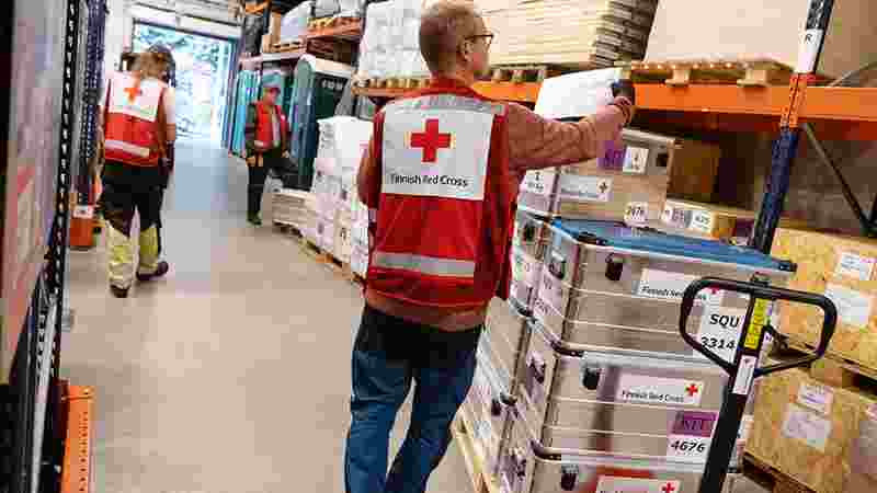 Suomen Punainen Risti lähettää terveysklinikan Ukrainaan