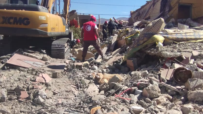 Suomen Punainen Risti lähettää apua Marokon maanjäristyksestä kärsiville