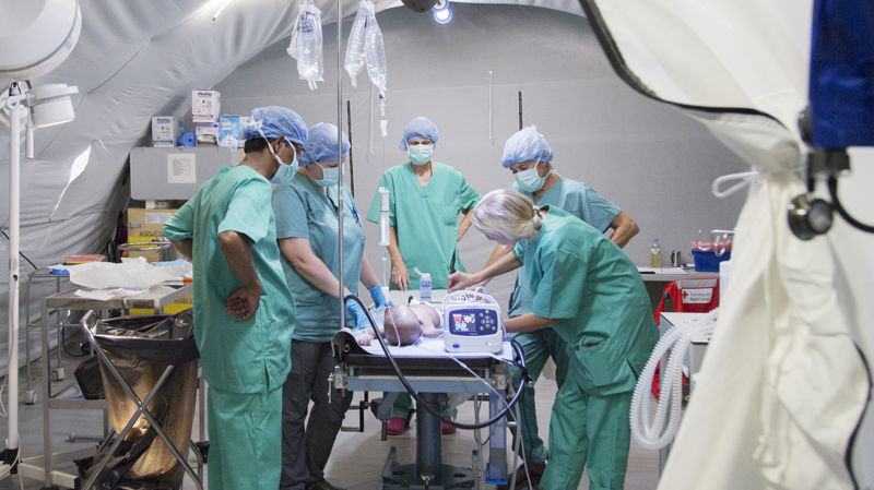 Punaisen Ristin kenttäsairaala: osaavaa apua hädän hetkellä